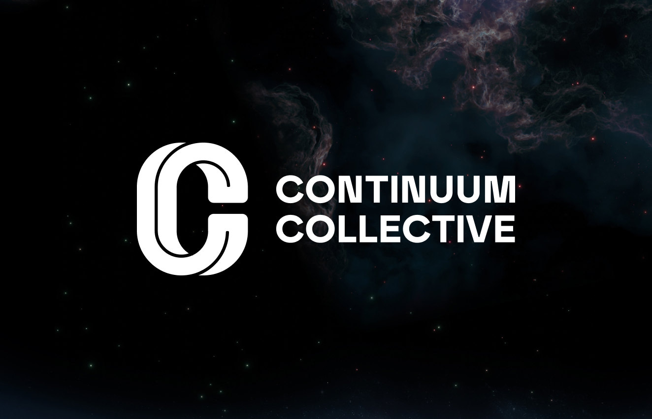 Continuum Collective - Sci-Fi 3D Web Design for Web3 Incubator